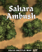 20x15 Battle Map - Sahara Ambush Desert