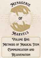 Majestic Mercutio's Menagerie of Marvels, Volume 1