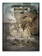 Once Upon – Fillable Character Sheet