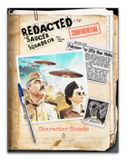 Redacted – Character Sheet Booklet