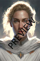 Character - Female Priestess Portrait - Stock Art