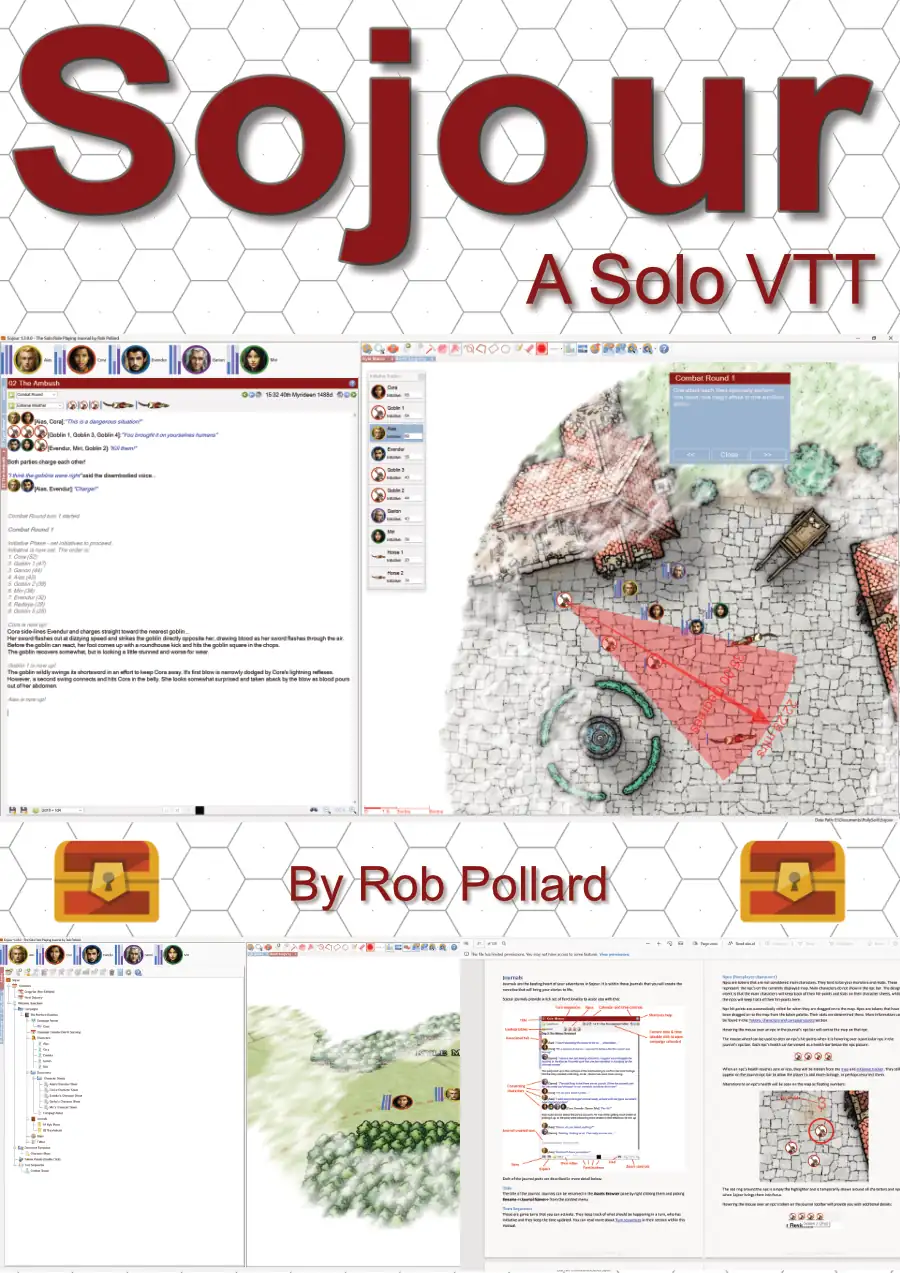 Sojour Solo Virtual Table Top (VTT)