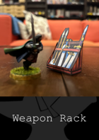 Paper Terrain_Weapon Rack