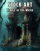 Cover full page - Temple of the Water - RPG Stock Art