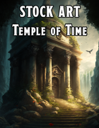 Cover full page - Temple of Time - RPG Stock Art
