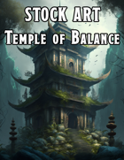 Cover full page - Temple of Balance - RPG Stock Art