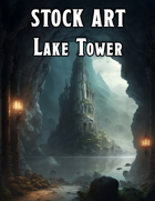 Cover full page - Lake Tower - RPG Stock Art