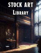 Cover full page - Fantasy Library - RPG Stock Art