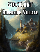 Cover full page - Riverside Village - RPG Stock Art
