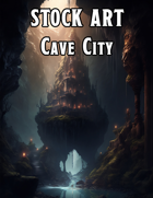Cover full page - Cave City - RPG Stock Art