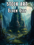 Cover full page - Elven City - RPG Stock Art