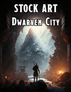 Cover full page - Dwarven City - RPG Stock Art