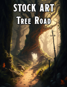 Cover full page - Tree Road - RPG Stock Art