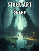 Cover full page - Swamp - RPG Stock Art