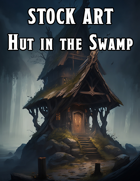 Cover full page - Hut in the Swamp - RPG Stock Art