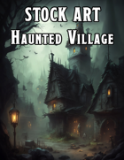 Cover full page - Haunted Village - RPG Stock Art