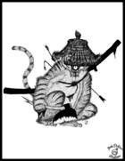 WERETIGER WITH HAT 1025 - Stock art