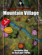 Mountain Village with Foundry VTT support – Animated JPG/WEBM