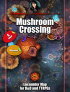 Mushroom Crossing underdark map pack with Foundry VTT support – JPG + Animated .webm