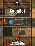 Gauntlet- animated obstacle course map pack with Foundry VTT support – JPG + Animated .webm