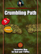 Crumbling path- dangerous animated map pack with Foundry VTT support – JPG + Animated .webm