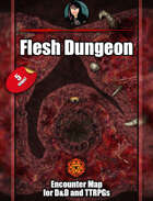 Flesh Dungeon - a grotesque map pack with Foundry VTT support