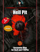 Hell Pit - Diabolical animated map pack with Foundry VTT support – JPG + Animated .webm