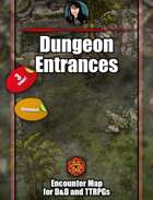 Dungeon Entrances - Thrilling animated map pack with Foundry VTT support – JPG + Animated .webm