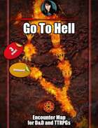Go To Hell - Burning animated map pack with Foundry VTT support – JPG + Animated .webm