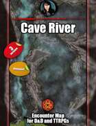 Cave River - Hollow animated map pack with Foundry VTT support – JPG + Animated .webm