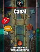 Canal - Lively animated map pack with Foundry VTT support – JPG + Animated .webm