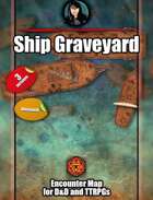 Ship Graveyard - Bizarre animated map pack with Foundry VTT support – JPG + Animated .webm