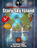 Stary Sky Island - Extraordinary animated map pack with Foundry VTT support – JPG + Animated .webm