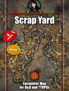 Scrap Yard - Scrappy animated map pack with Foundry VTT support – JPG + Animated .webm