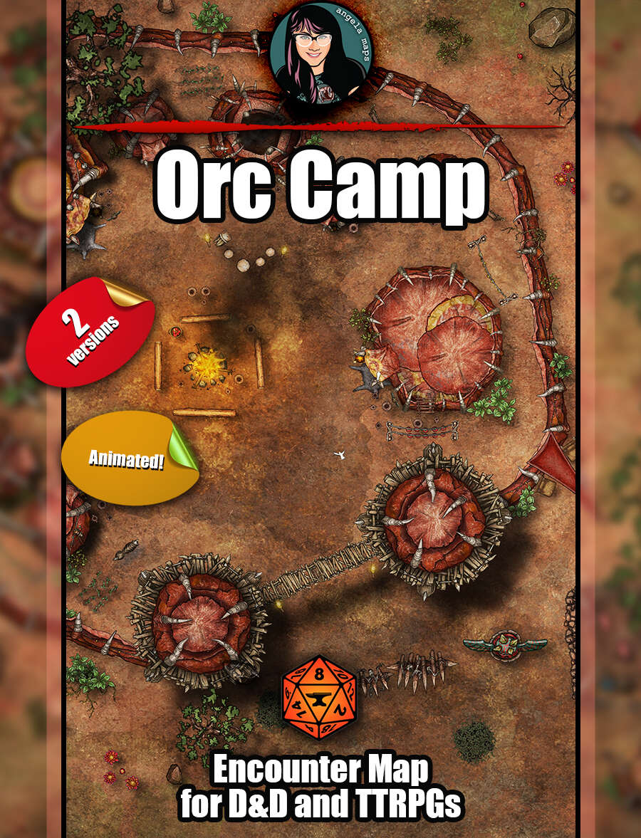 Orc Camp - Village animated map pack with Foundry VTT support – JPG ...