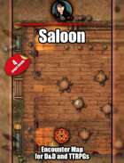 Saloon - Bar map pack with Foundry VTT support