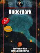 Underdark - Waterfall animated map pack with Foundry VTT support – JPG + Animated .webm