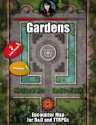 Gardens - Floral animated map pack with Foundry VTT support – JPG + Animated .webm