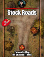 Stock Roads - Big map pack with Foundry VTT support
