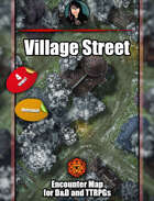 Village Street - holiday and normal animated map pack with Foundry VTT support