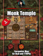 Monk Temple - Serene map pack with Foundry VTT support