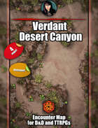 Verdant Desert Canyon animated map pack with Foundry VTT support