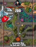 Zoo - zoological garden park map pack with Foundry VTT Support