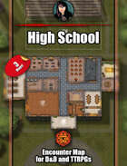 High School - battle map pack with Foundry VTT Support