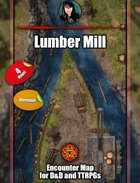 Lumber Mill - animated battle map pack with Foundry VTT Setup