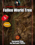 Fallen World Tree - animated battle map pack with Foundry VTT Setup