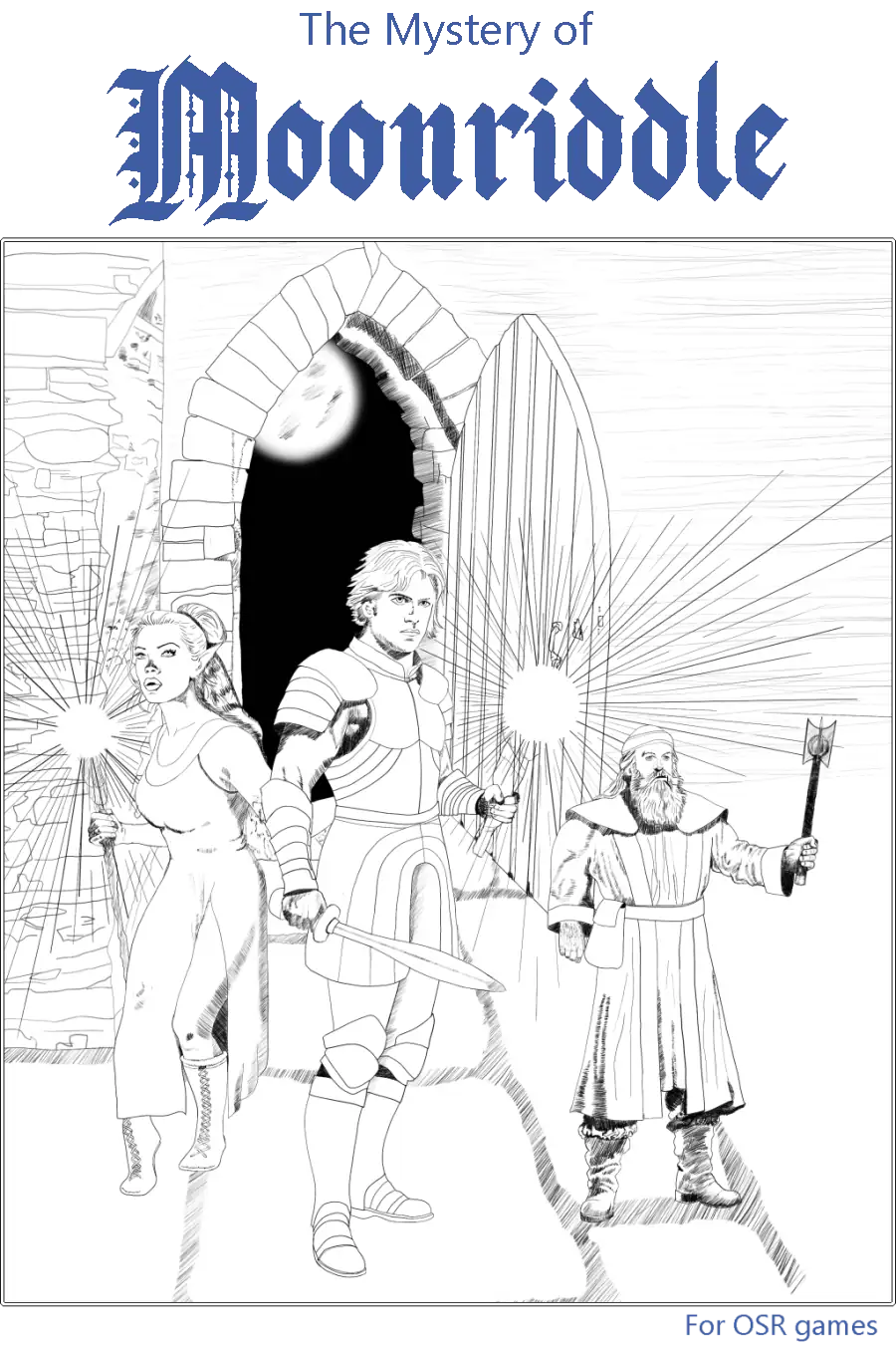Moon The Riddler The Mystery of Moonriddle - Courteous Dragon | DriveThruRPG