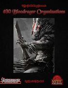 #30 Bloodrager Organizations (PFRPG)