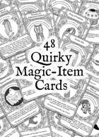 48 Quirky Magic Item Cards
