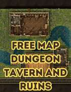 FREE MAP - DUNGEON TAVERN  AND RUINS